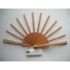 Ribs fans pear wood P 5.2 x 13 cms