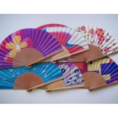 Silk wooden fan 29