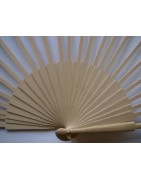 ribs handfan birch wood