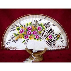 Hand fan 8400 ivory