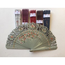 wooden hand fan 8001