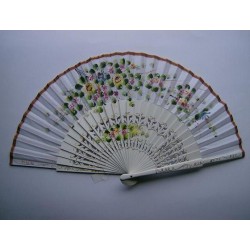 Hand fan 502 white